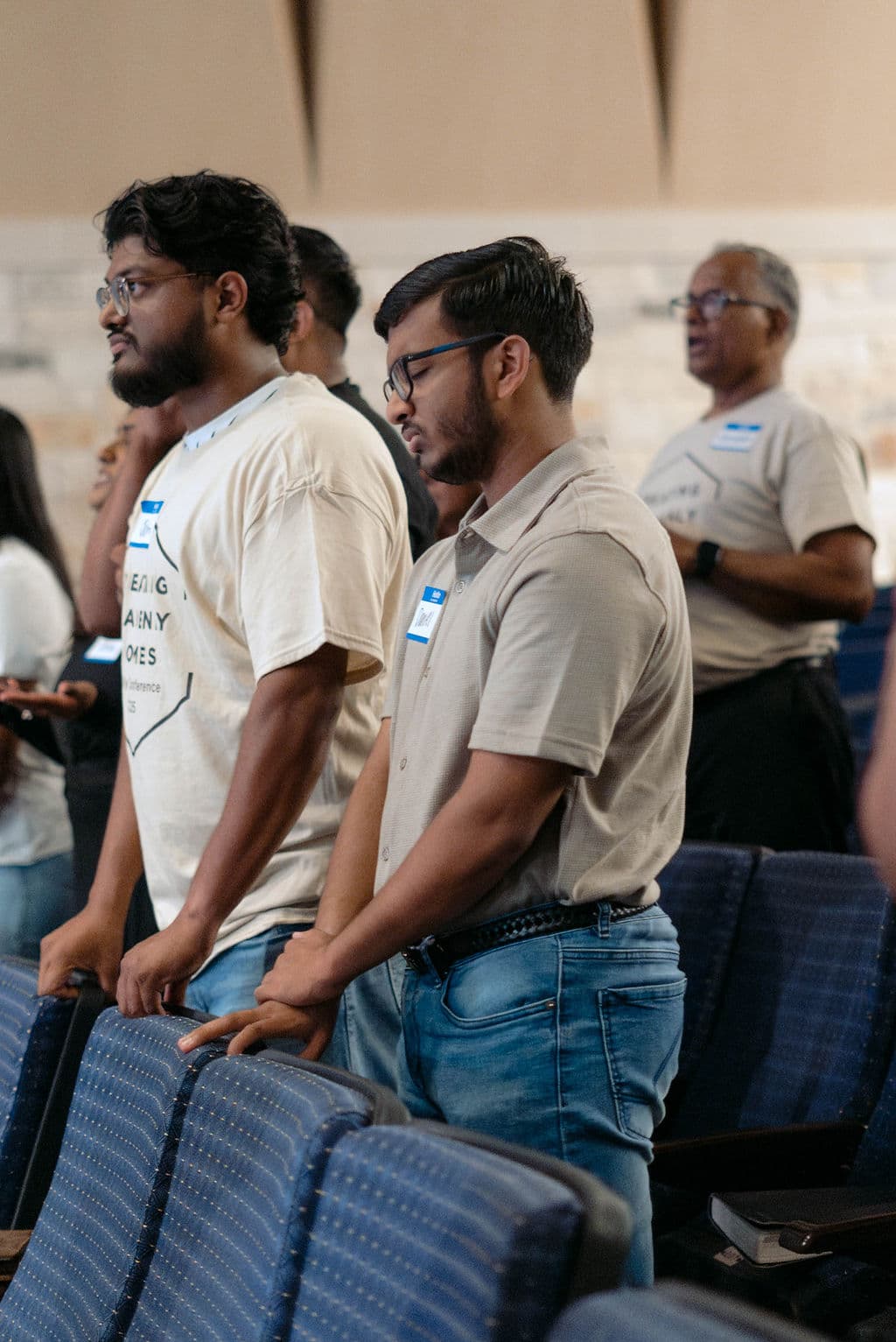 Congregation worshipping at The Serving Church Family Conference in Sunnyvale TX